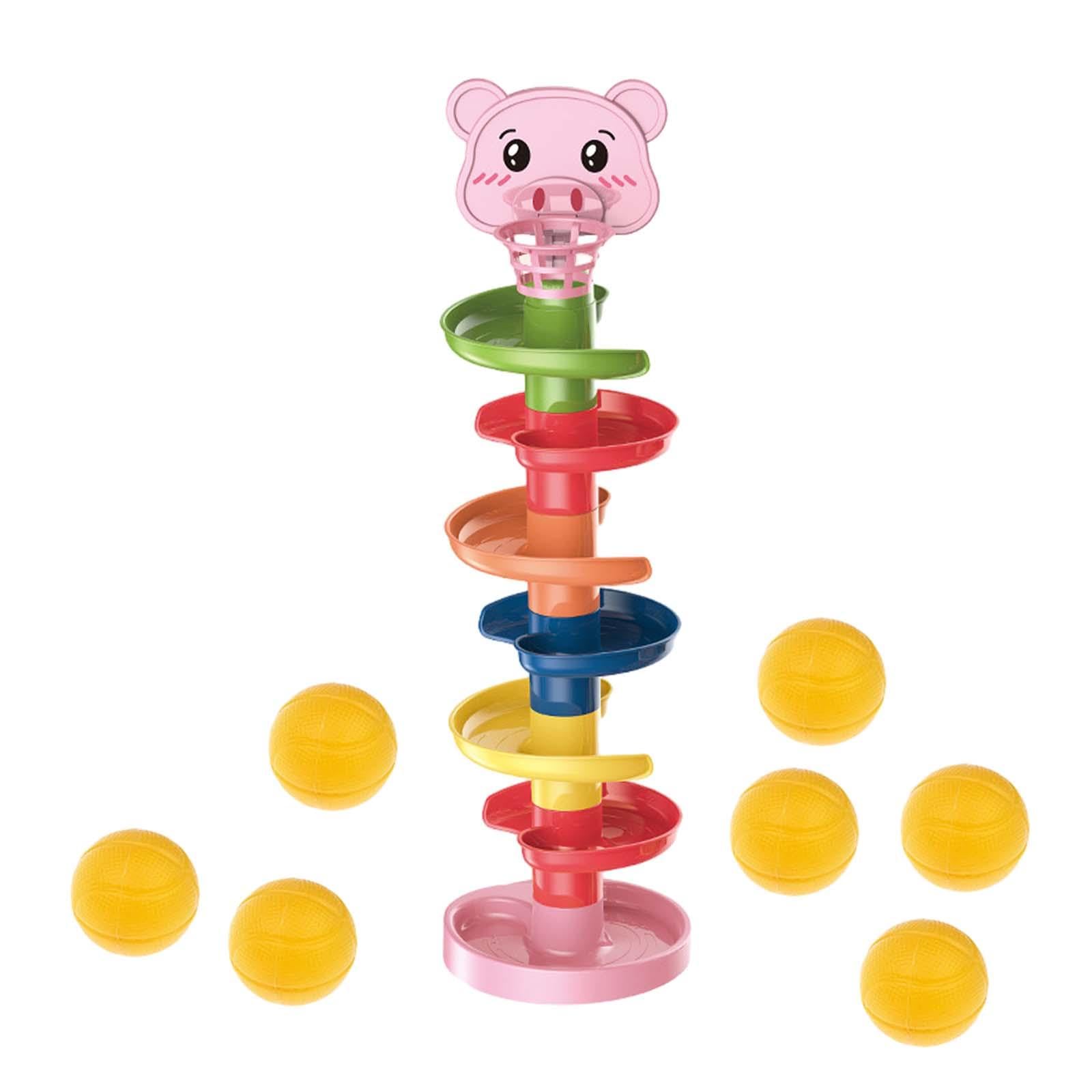 ZOOMELLA® Ball Run Ramp Drop and Rolling Swirling Toy for Party Favors Toys Gifts 7 Layer-picture-24