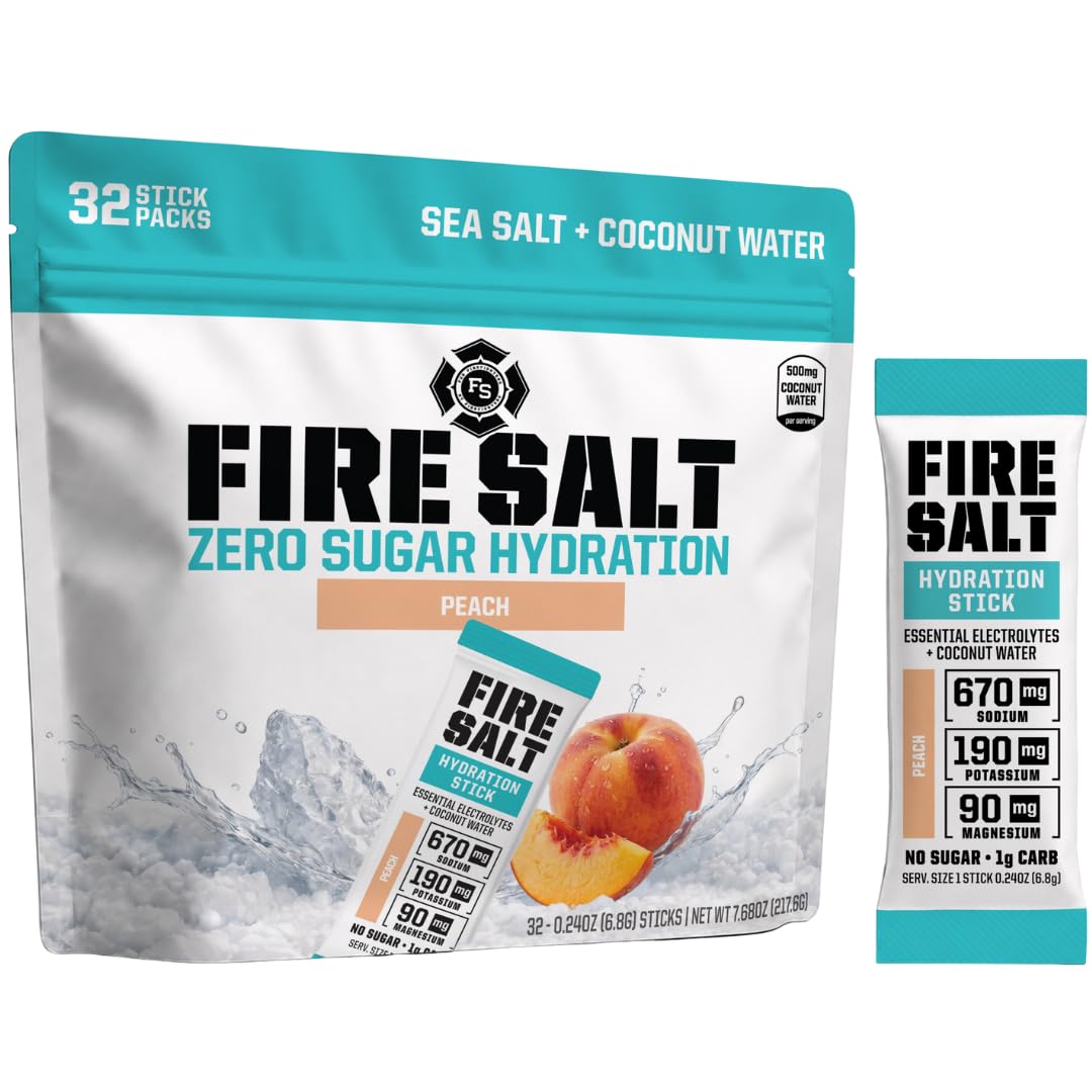 Fire Salt Variety Pack Electrolyte Hydration Sticks, Zero Sugar, 32 Count — Amazon image 11