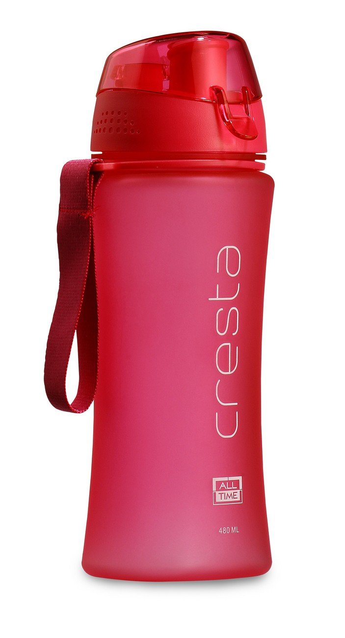 All Time Cresta Sports Outdoor Polycarbonate Water Bottle, 480ml, Pink