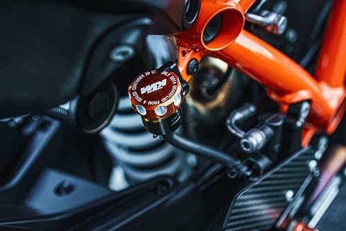 Miniatura 2 de KTM Tapa de repuesto de freno trasero 690 1190 1290 2008-2017 RC8 Duke Adventure SuperDuke Naranja 61313962000