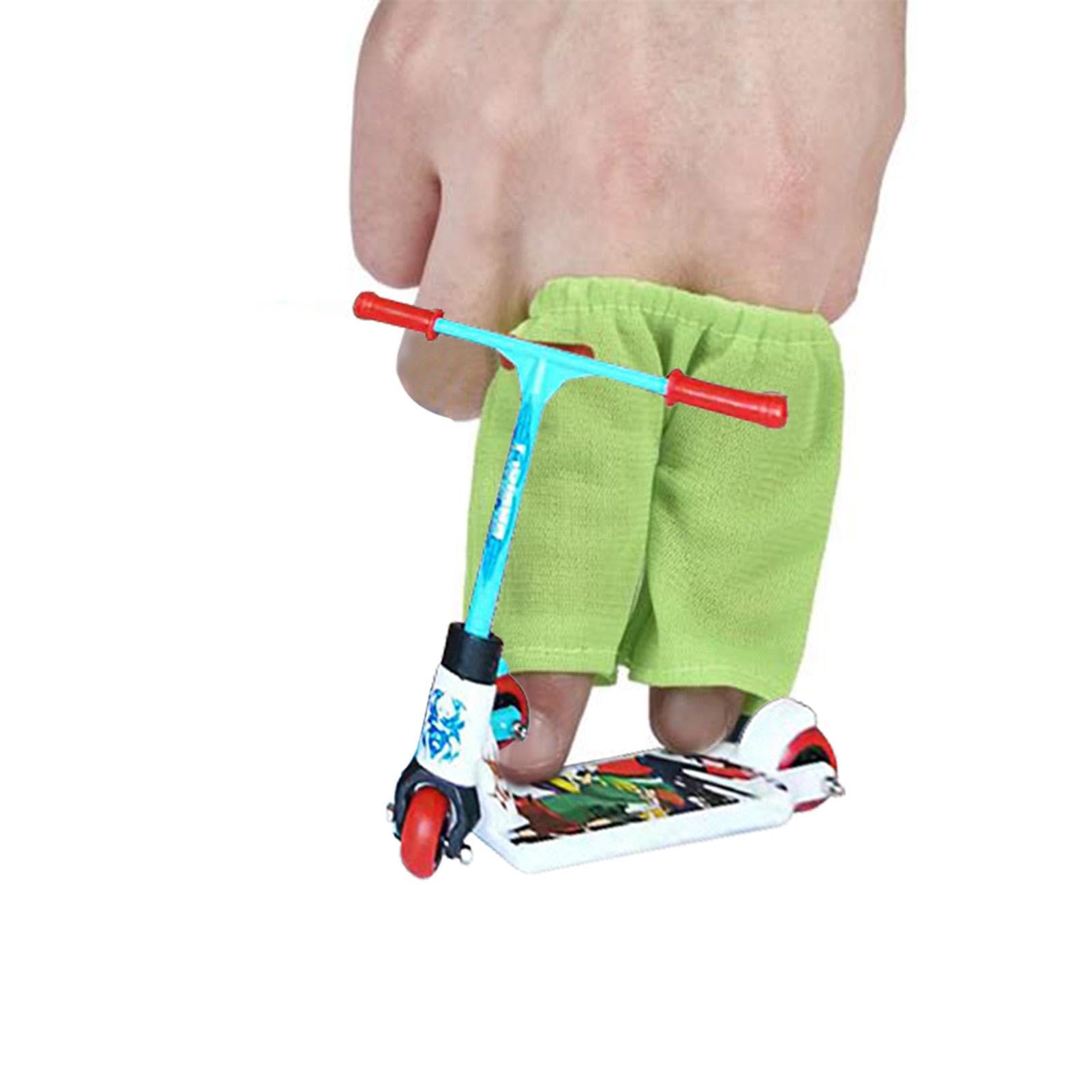 4 piezas m-ini Finger Scooter, Scooter para los dedos, dos ruedas, scooter, dedos movimiento juguete dedo juguete juguete adulto niños Navidad calcetín relleno regalos fiesta