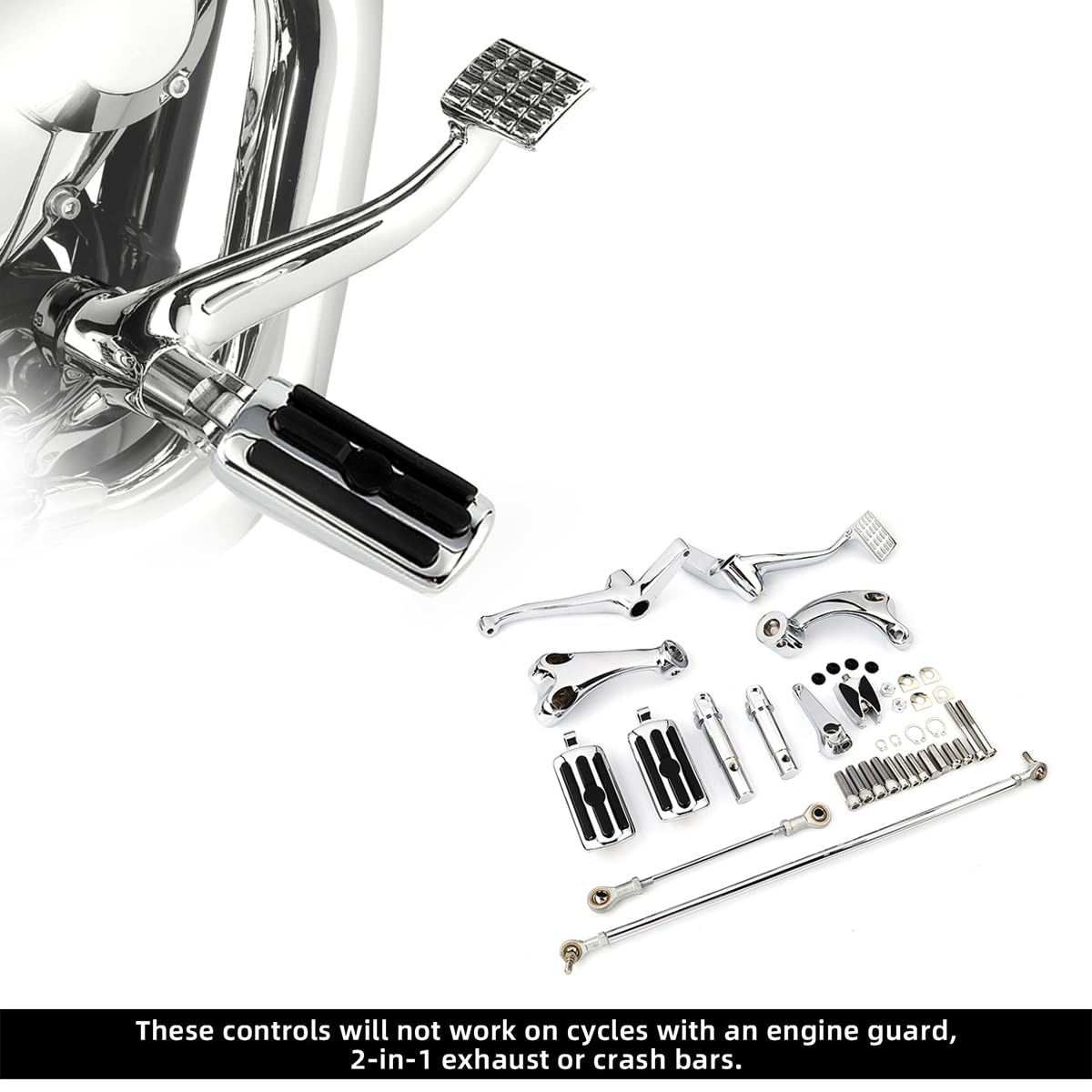 Repose-pieds D'autoroute TCMT 22/25/32/35mm Adaptés Pour Honda Shadow