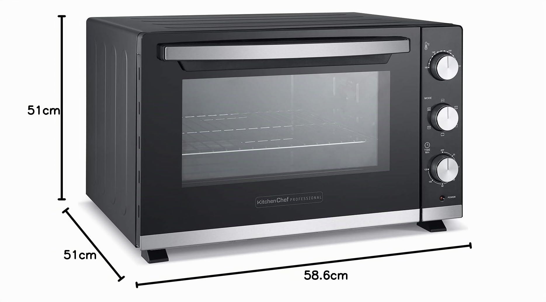 Four Multifonction Chaleur Tournante 60l - KC-FOUR60