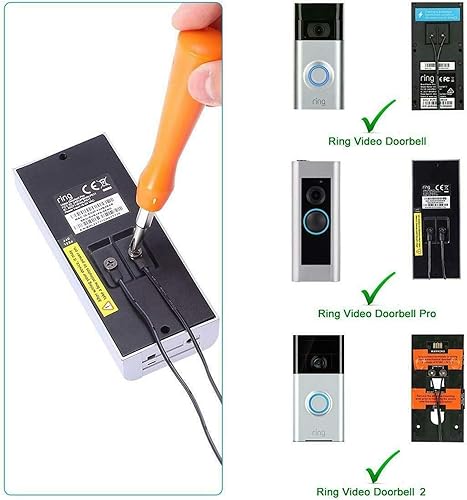 Miniatura 3 de Timbre de video transformador de potencia especial, 18V500MA, adaptador de corriente compatible con Ring, Eufy, Nest, Wyze, Arlo timbre de video