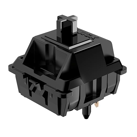 JWICK JWK Black Linear V2 Switch, 63.5g Full Nylon Black