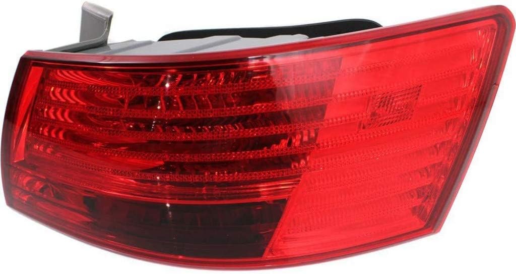 CarLights360 For Hyundai Sonata Tail Light 2008 2009 2010 Passenger Side w/Bulbs DOT Certified For HY2805115 | 92402-0A500
