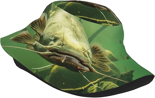 Miniatura 2 de Sombrero de pescador con estampado de corazón rosa unisex para verano, protección solar, sombrero de sol para pesca, senderismo