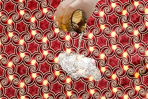 Image of The Furnishing Tree PVC Waterproof Microwave Oven Cover Compatible for Whirlpool 20 L Solo Magicook 20SW Packed Pattern Multicolor
