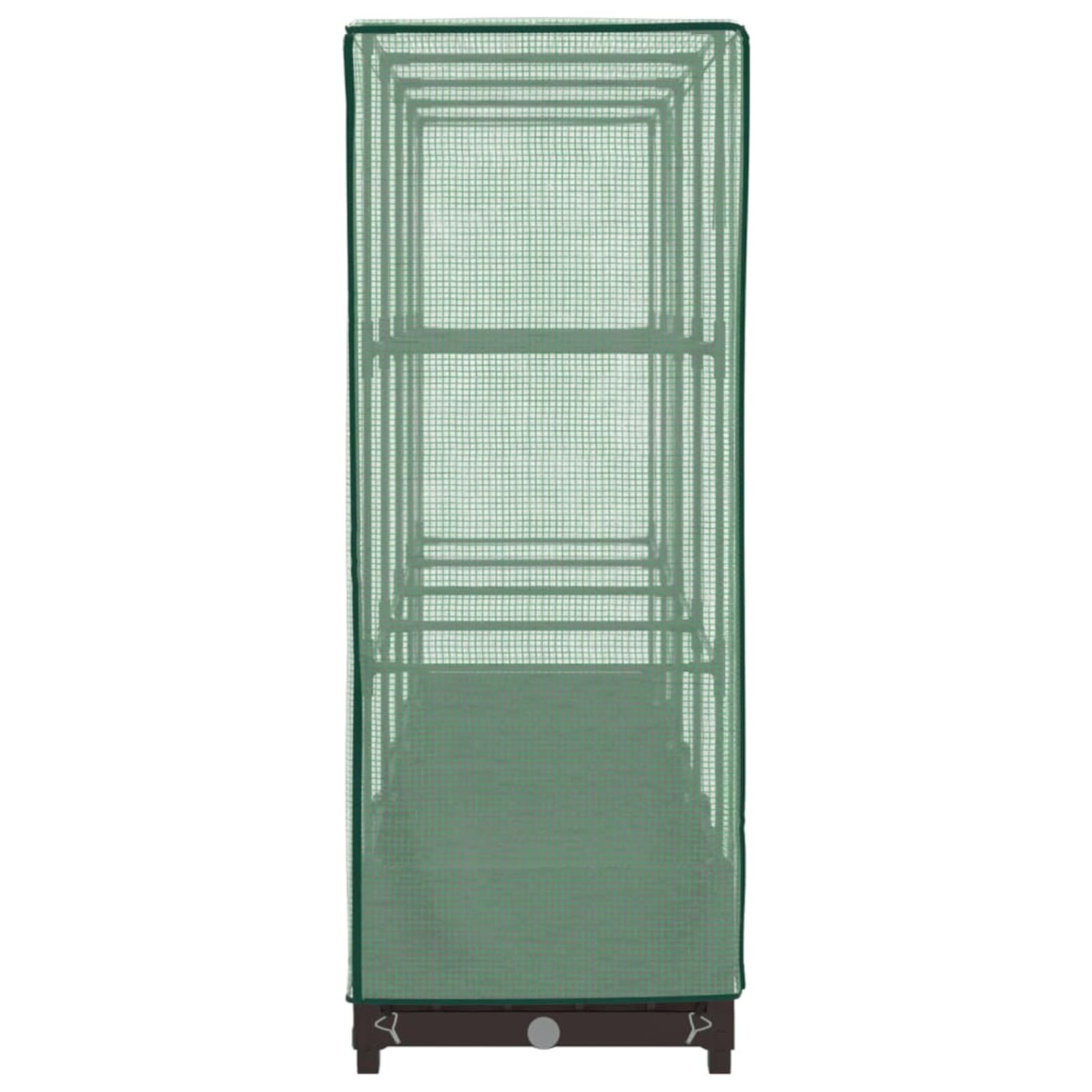 Homgoday Hochbeet mit Gewächshaus-Aufsatz Pflanzkasten Gemüsebeet Blumenbeet Blumenkasten Gartenbeet Pflanzbeet Frühbeet für Balkon Garten Terrasse Rattan-Optik 160x40x123 cm Braun