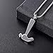 Produktbild clockxm Asche Halskette Hammer Tool Cremation Schmuck Memorial Asche Halter Anhänger Edelstahl Andenken Urne Halskette