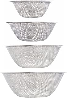 柳宗理 日本製 ざる パンチングストレーナー 4点セット (16.19.23.27cm) ステンレス