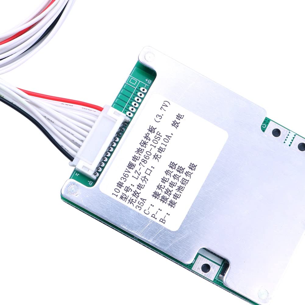 Fasizi 36V 35A 10S Li-ion Battery BMS Protection Board PCB for