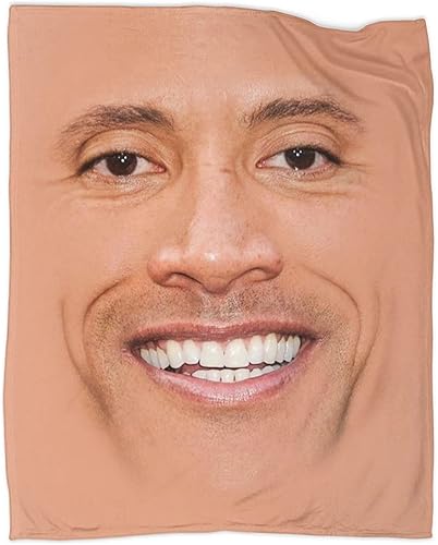 Manta divertida de franela de 50 x 40 pulgadas, suave, acogedora, ligera, esponjosa, de microfibra, divertida para todas las estaciones, divertida