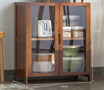 Amazon | SPobeap 食器棚 木製 ひとり暮らし用 キッチンラック