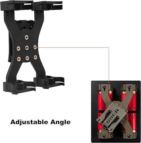 Miniatura 4 de Clip de carcasa de escopeta de ángulo y altura ajustable, calibre 4x2-12, soporte de carcasa de bala para escopeta que se fija al cinturón