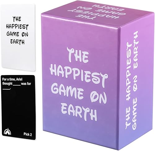 El juego más feliz de la Tierra Juegos de cartas para adultos y familia, juegos de fiesta para noche de juegos