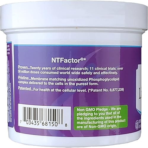 Miniatura 3 de Nutritional Therapeutics NTFactor Lipids Powder, envejecimiento y soporte celular, 240 porciones