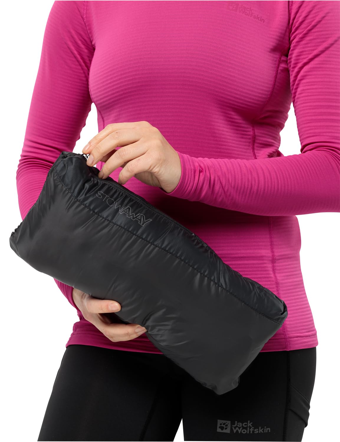 Jack Wolfskin Spodnie W Dół Z Motywem Klaksonu Mg - spodnie turystyczne Kobiety