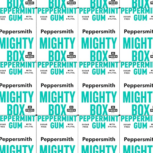 Peppersmith 100% Xylitol Chewing Gum Peppermint, 50 Gr #TOP5