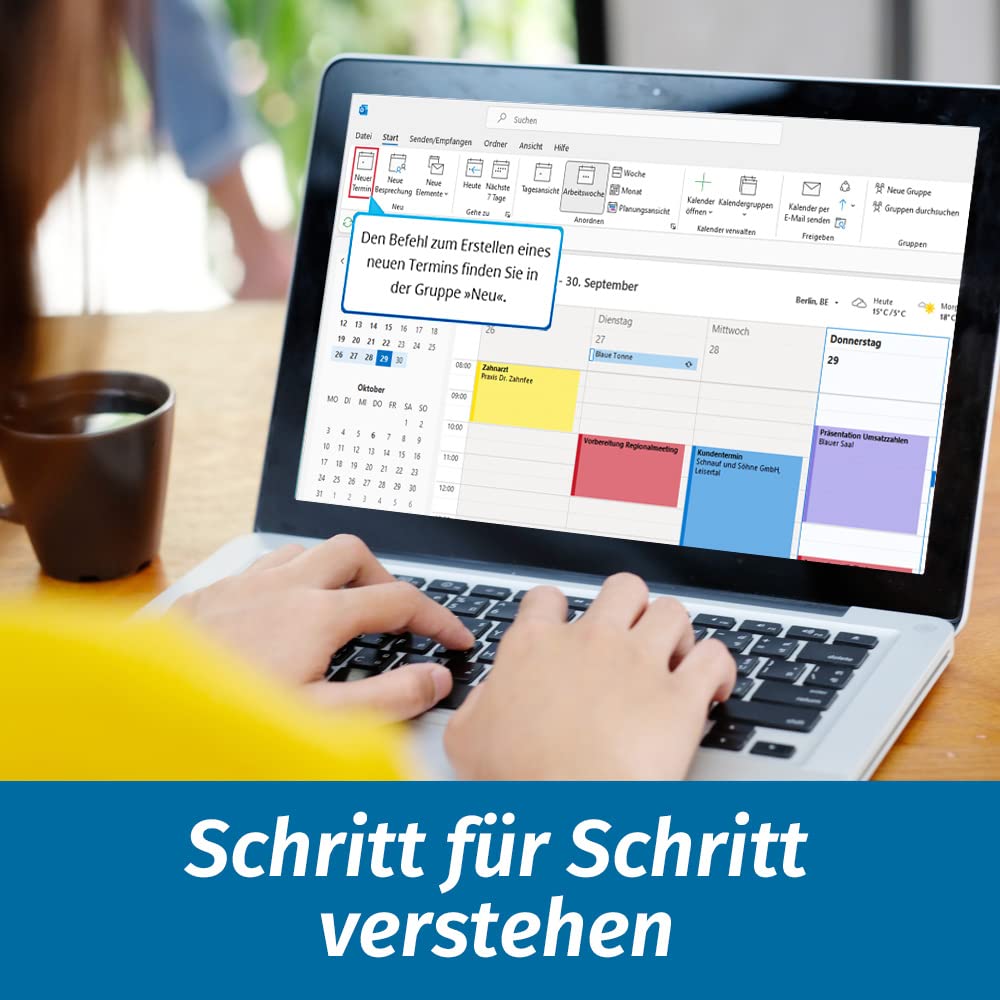 Outlook 2021 & 365 Training - In 8 Stunden Outlook sicher anwenden | Lernen Sie Schritt für Schritt die Grundlagen von Outlook 2021 bzw. Outlook 365| Online-Kurs + DVD von Lessino [1 Nutzer-Lizenz]