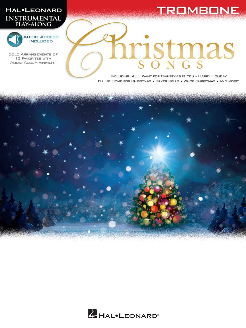 Partition trombone chants de Noël musique play-along cuivre recueil audio