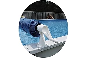 Feherguard Premium Above Ground Solar Cover Reel System, Ends Only