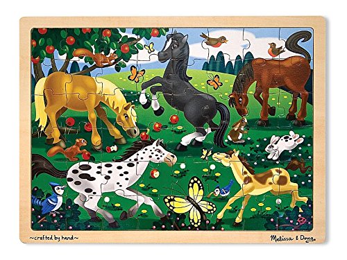 Melissa & Doug Frolicking Horses Jigsaw (48 pc)