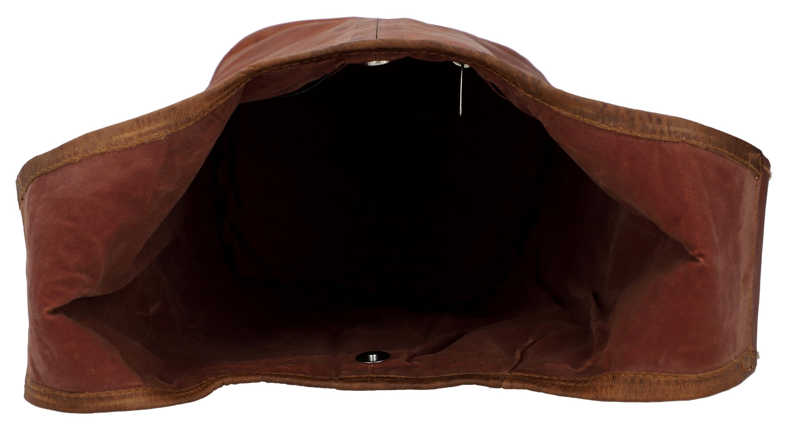 Gusti Bolso bandolera "Josephine" bolso cruzar bolso mediano vintage marrón cuero