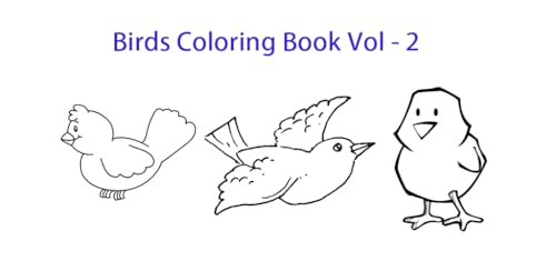 Birds Coloring Book Vol -2