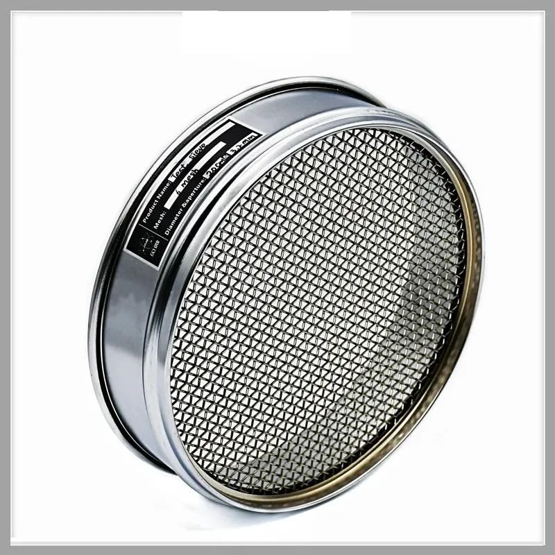 sprzęt laboratoryjny Sito laboratoryjne z tkanej siatki drucianej Sito do pobierania próbek 304 SS Mesh Diam. 20cm(5 mesh 4mm)