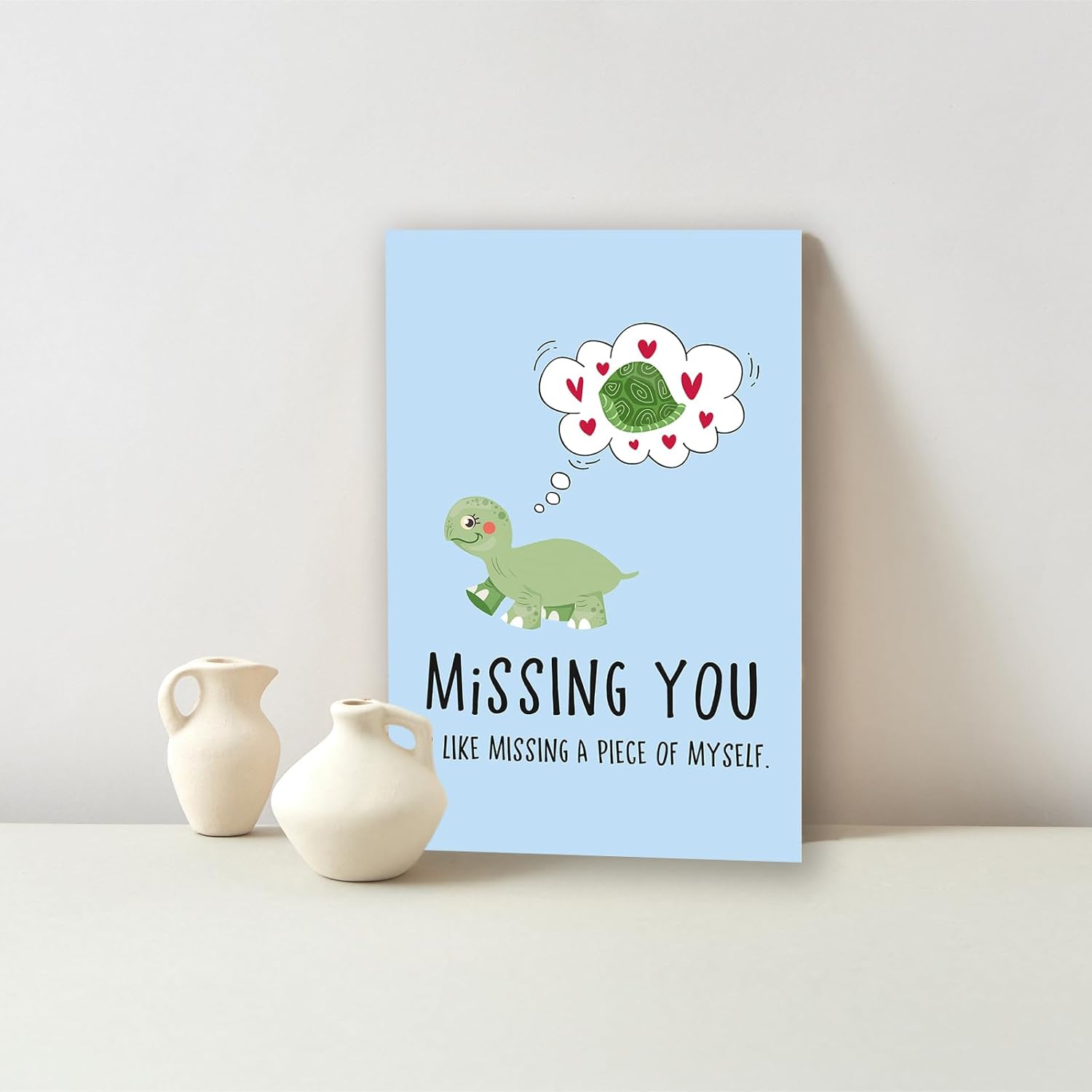 Long Distance Relationship Gifts for Him Her,Funny Miss You Valentine Card, Naughty Valentines Day Card, I Miss You Card,I Love You Card - Image 6