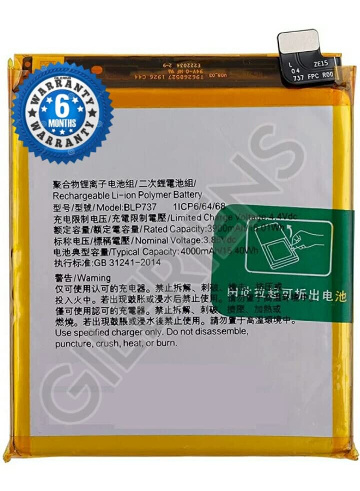 Image of Original BLP737 Battery for Oppo Reno 2F 2Z PCKM70, PCKT00, PCKM00, CPH1945, CPH1951, PCKM80 Battery with 6 Months Warranty****(P00137)