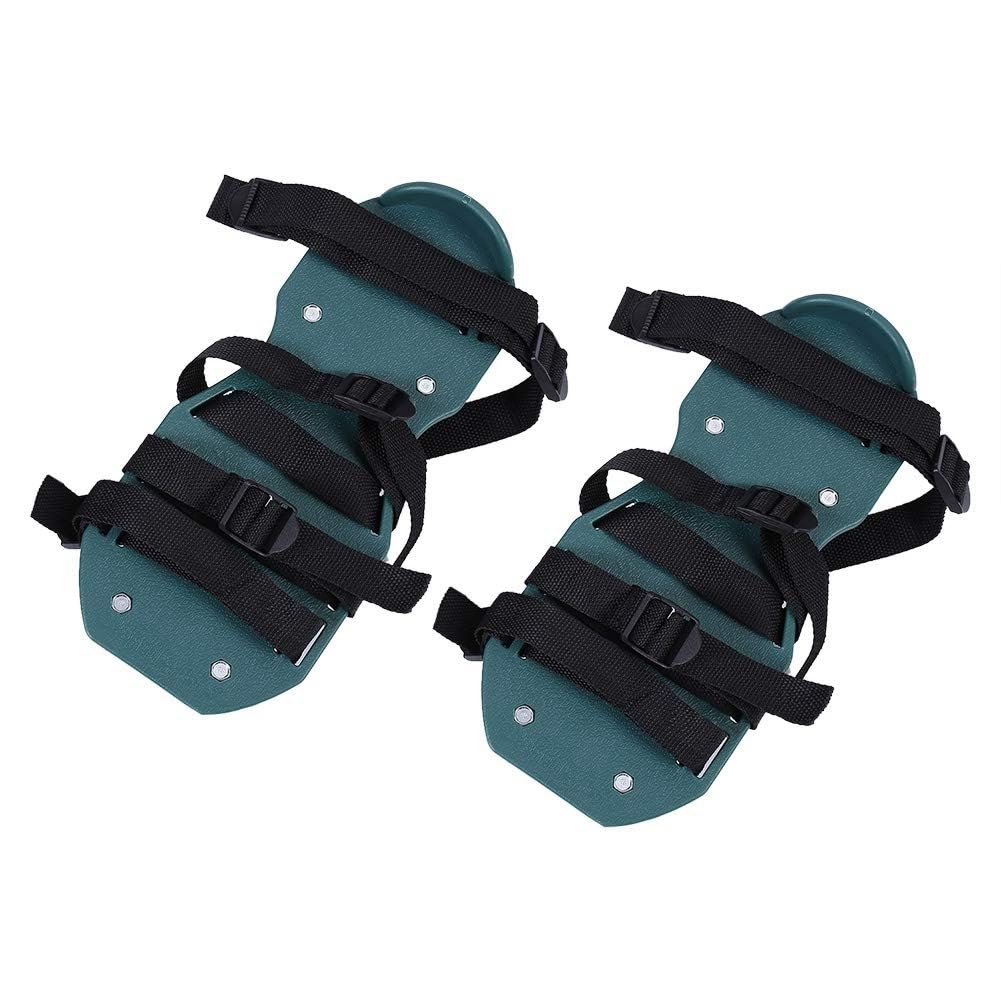 Lorrgasw Green 1 Pair Of Lawn Aerator Shoes For Grass, Lawn Lawn Soil Loosening Aerator Spiked Shoes Gardening Tool For Outdoor