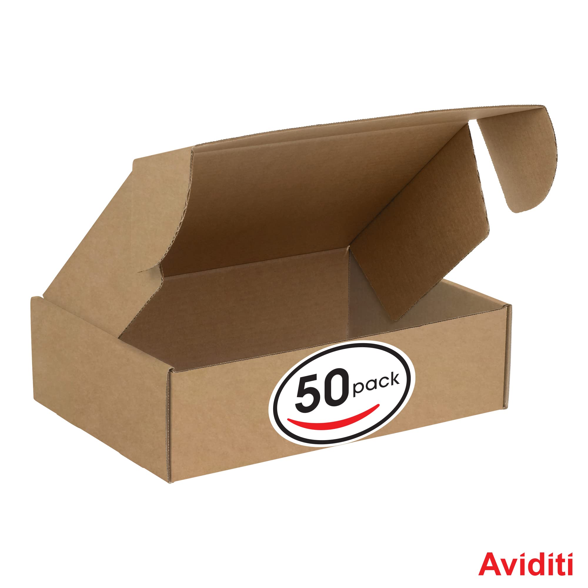 White Shipping Mailer Boxes - 50 Pack, 11 1/8" X 8 3/4" X 3" Literature Mailers 9 thumbnail image