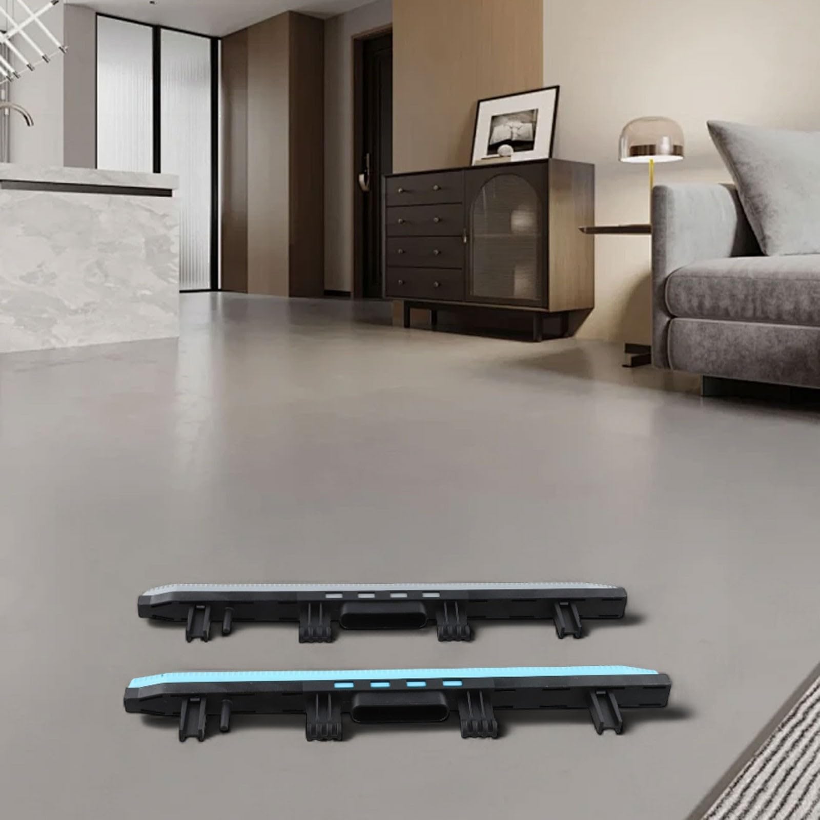 2 strisce raschianti compatibili con Karcher serie BR 30/4C, sostituisce la parte 4.777-008, spatola in gomma per lavasciuga pavimenti per la pulizia di piastrelle pietra legno