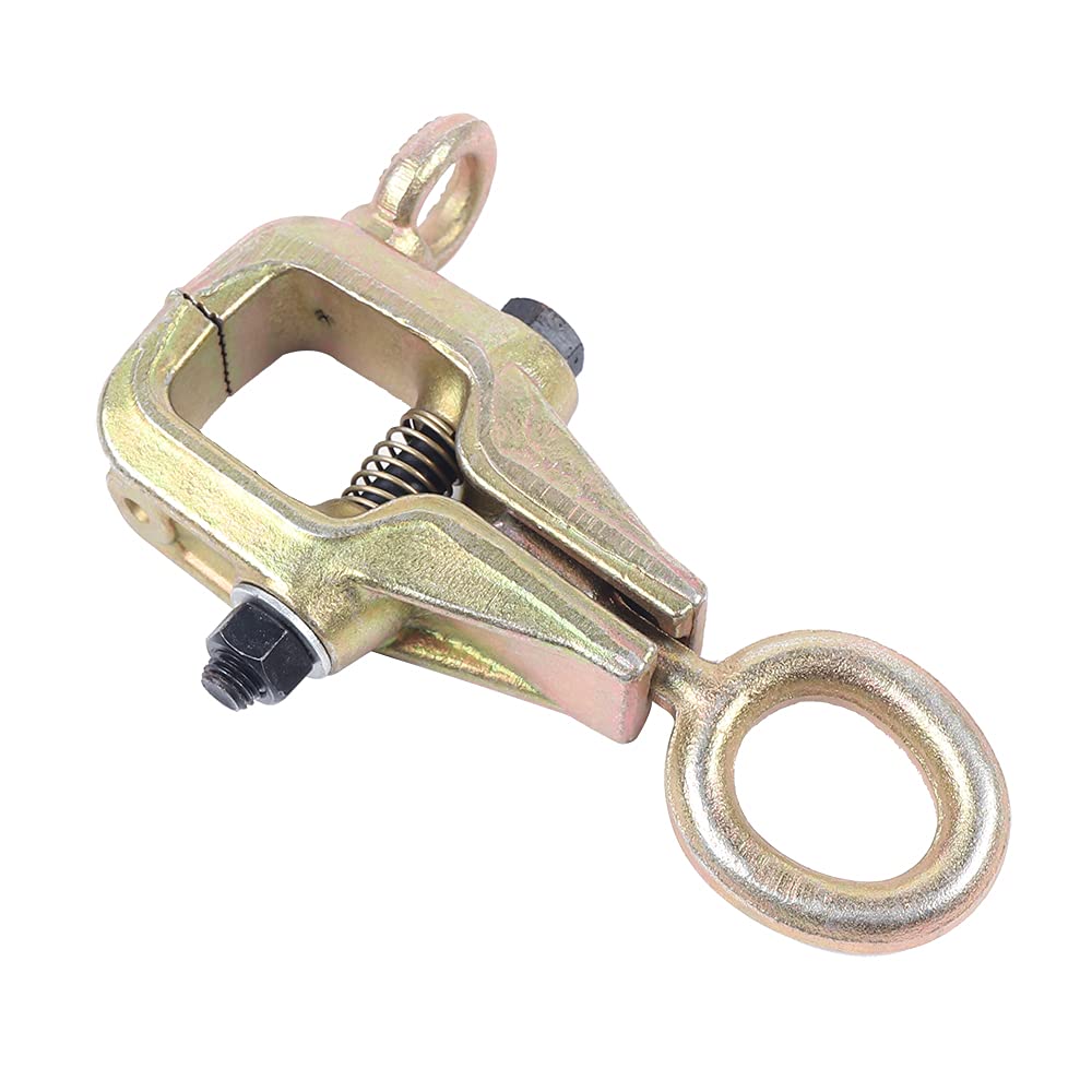 ROMYIX Self-Tightening Pull Clamp, 5 Ton Auto Body Clamp Top & Straight 2-Way Self-Tightening Frame Grips Auto Body Repair Pull Clamp