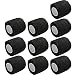 Produktbild E Support 10Stk Schwarz Rollen Kohesive Selbsthaftende Bandagen Fingerpflaster Fingerverband Wundverband selbstklebend wasserfest 4.5mx5cm