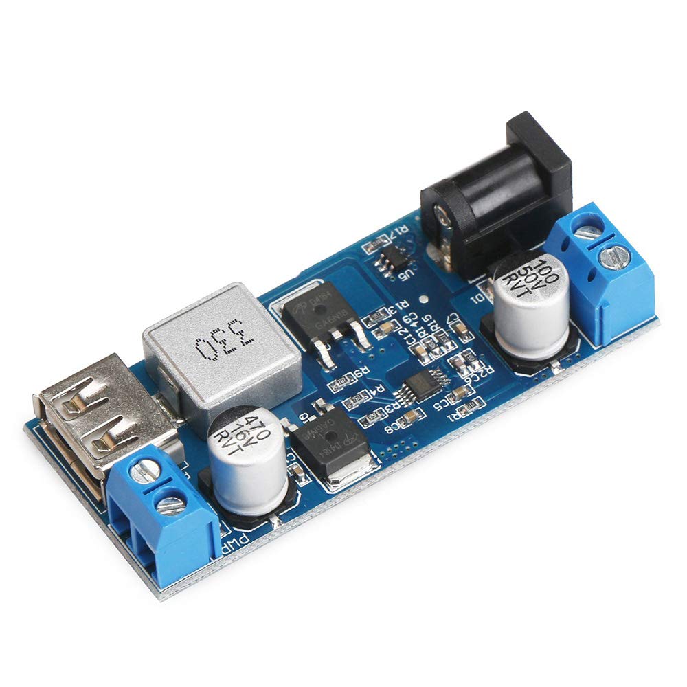 Konwerter Zasilacz Step-Down 12 V / 24 V do 5 V 5 A - Regulator Napięcia DC 9 V-36 V Wejście do DC 5 V-5,3 V 3,5-6 A Transformator