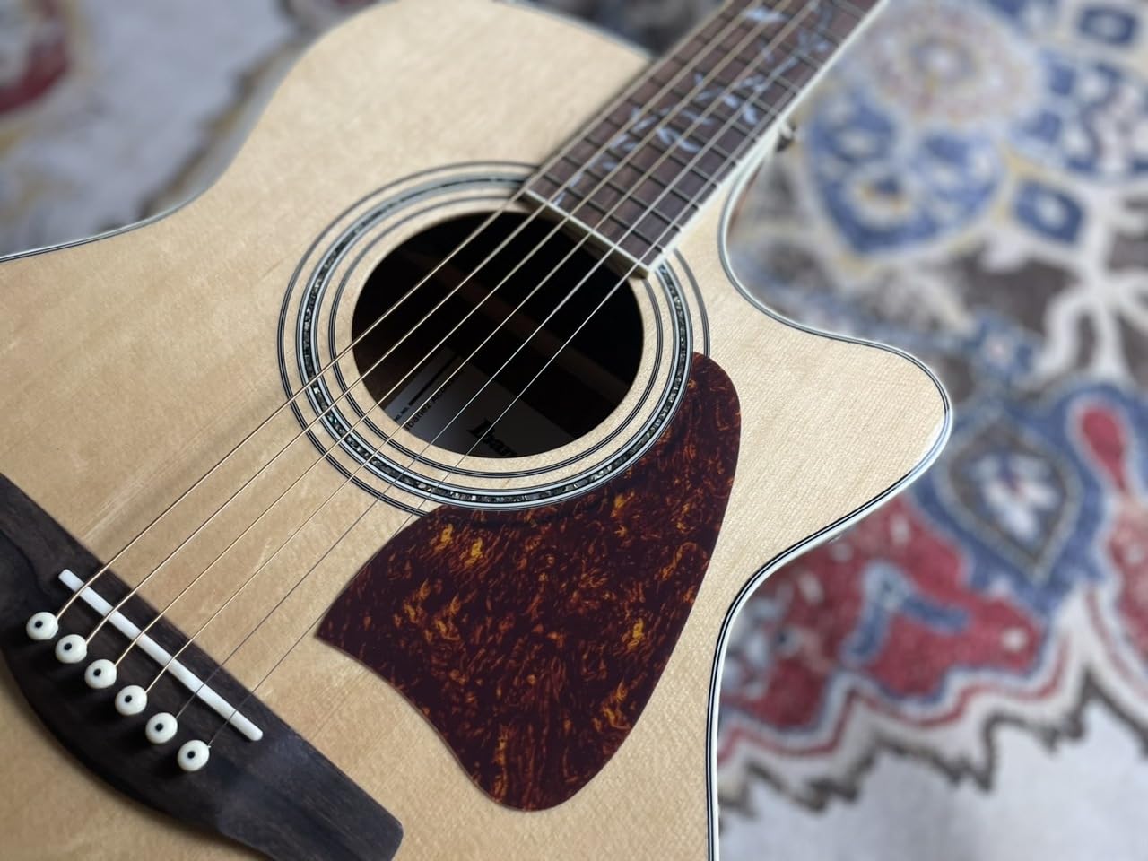 Amazon | Ibanez AC390CE NT エレアコギター トップ単板 アイバニーズ