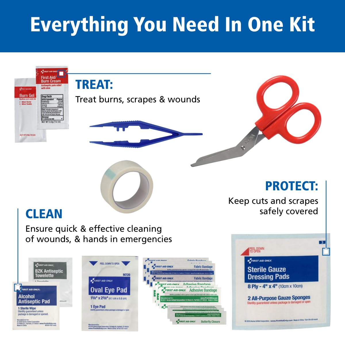 First Aid Only 298-Piece Family First Aid Kit for Home & Travel — Amazon image 4