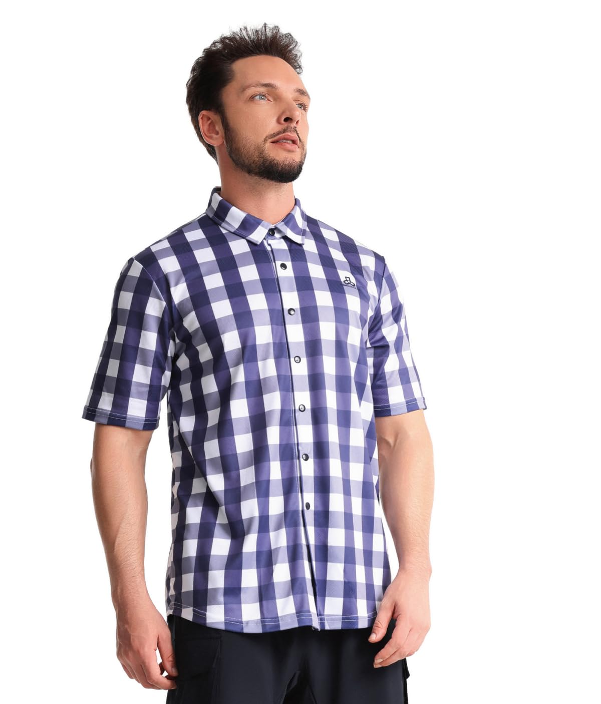 CEROTIPOLAR Gravel Cycling Shirts for Men Club Ride Shirts Casual Style High Wicking Fast-Dry