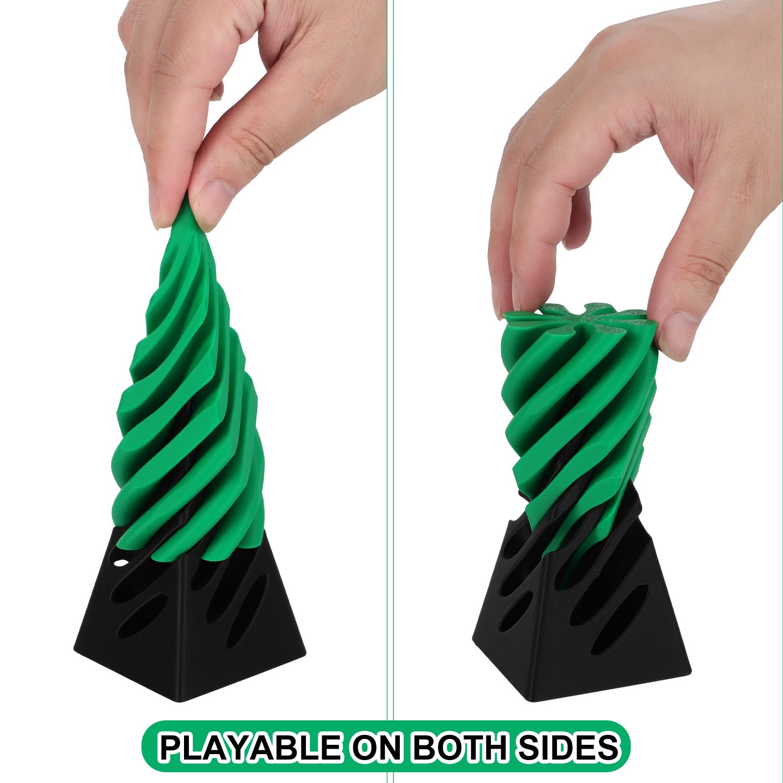Fidget Display Statua | Scultura piramide a | Giocattolo Fidget cono a | Passare attraverso la piramide Fidget Toy | Statua egiziana, divertente, interessante, impossibile