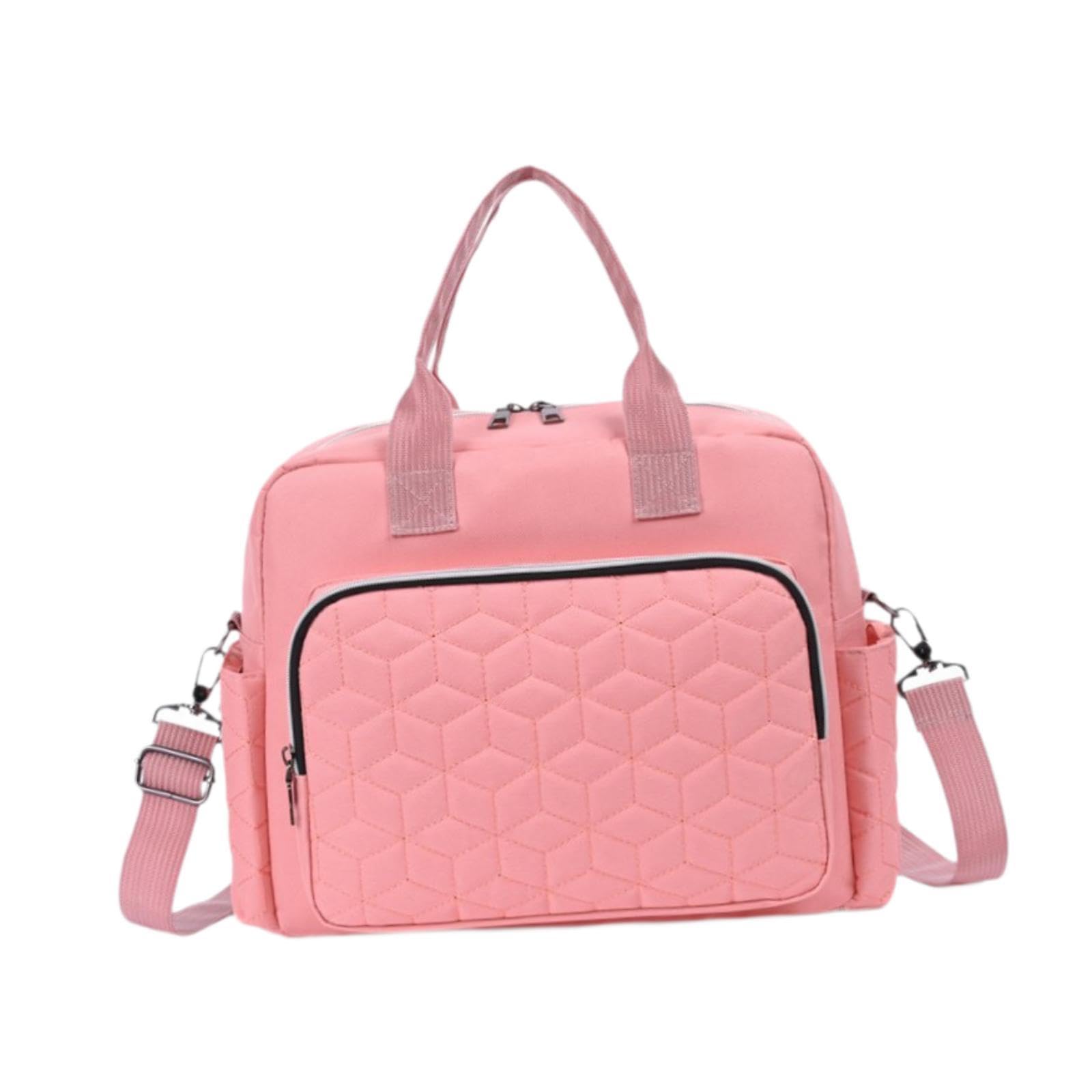 CALANDIS™ Diaper Bag Tote Stylish Baby Diaper Bag for Snacks Travel Outdoor Activities Pink | Organizers & Nets | Stroller Accessories | Strollers & Accessories-image-43