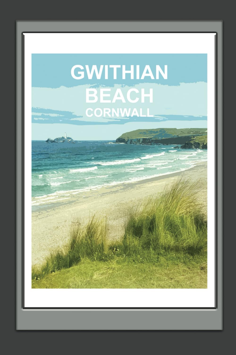Gwithian Beach Cornwall Notebook: Notebook, Journal, Gift Book (British Places and Landscapes)