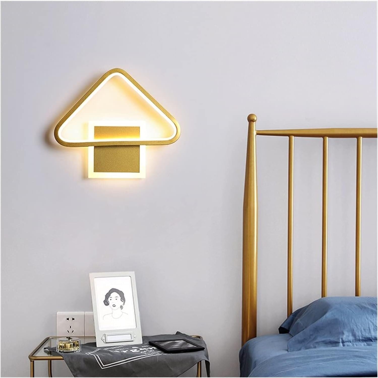 KLXSIVU Modern d Chaner & Wall Lamps - Stylish Indoor Lighting for Living Room, Bedroom, Aisle, Bathroom 25cm Pendant Ceiling Fixtures, Home Decor (d 25cm)