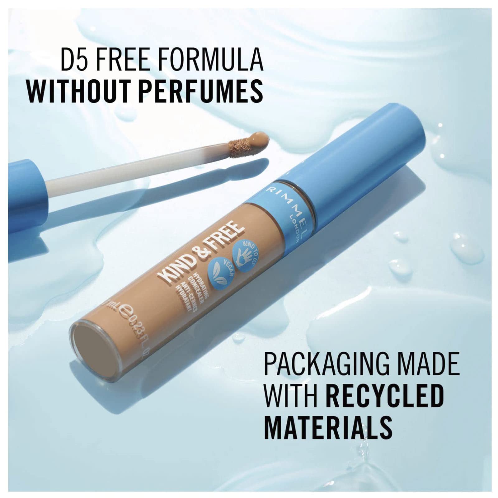 3x Rimmel London Kind & Free Correttore Liquido 020 Light - 3 Correttori