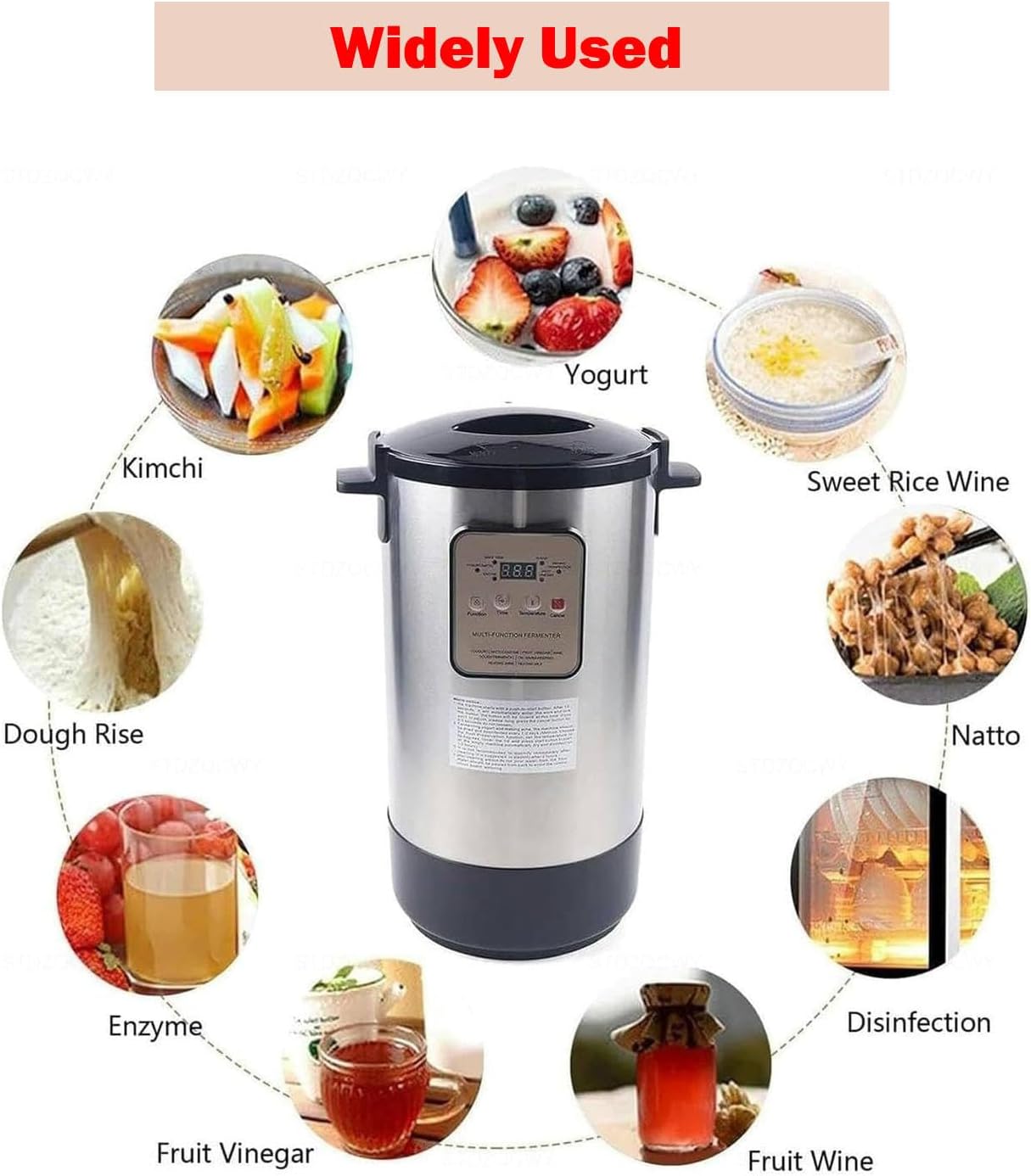 Automatic Digital Yoghurt Maker Machine,Cheese Maker,12/18L Automatic Commercial Fermentation Machine,for Commercial Home Bar,18L