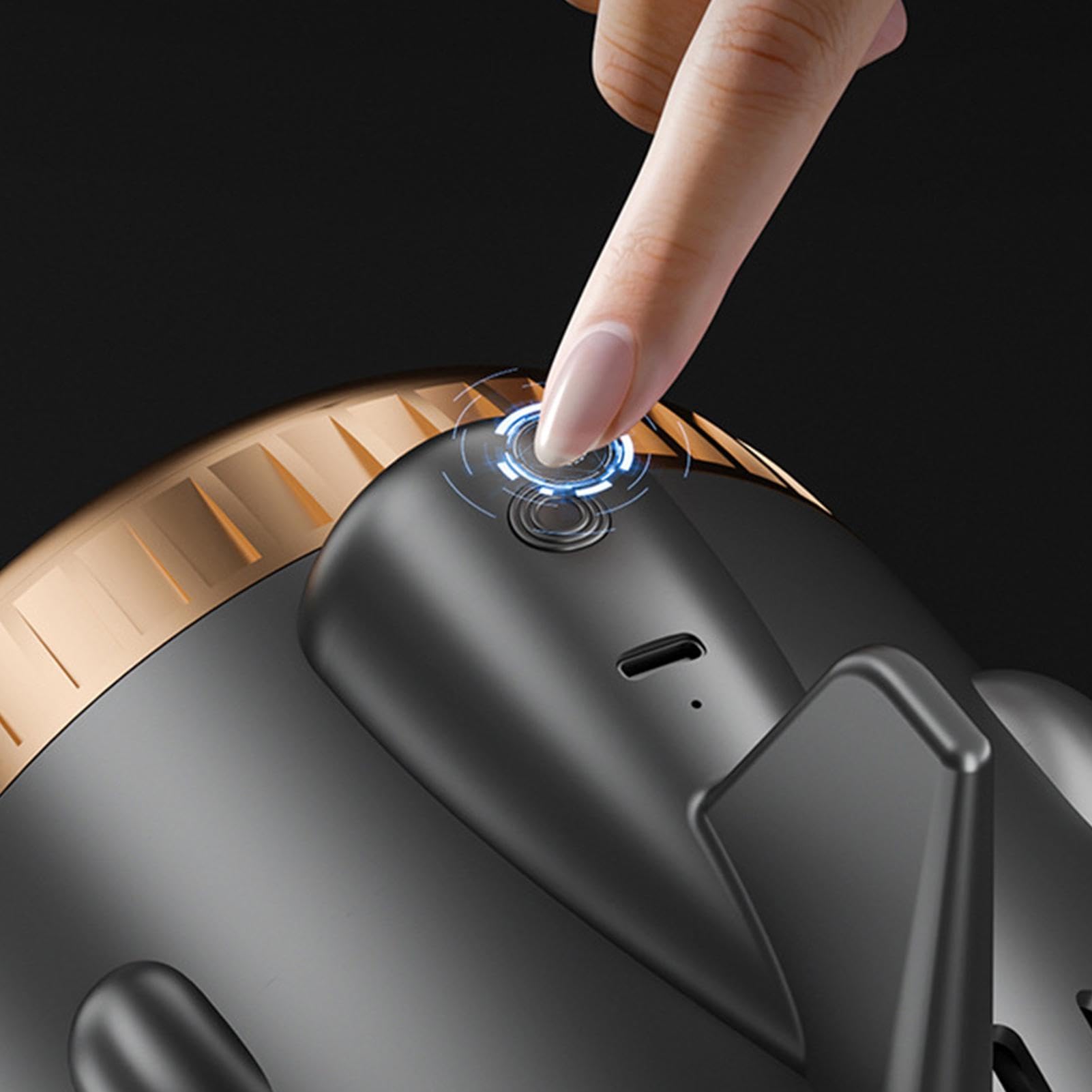Ventilador de motor de avión 5 velocidades silenciador recargable por USB