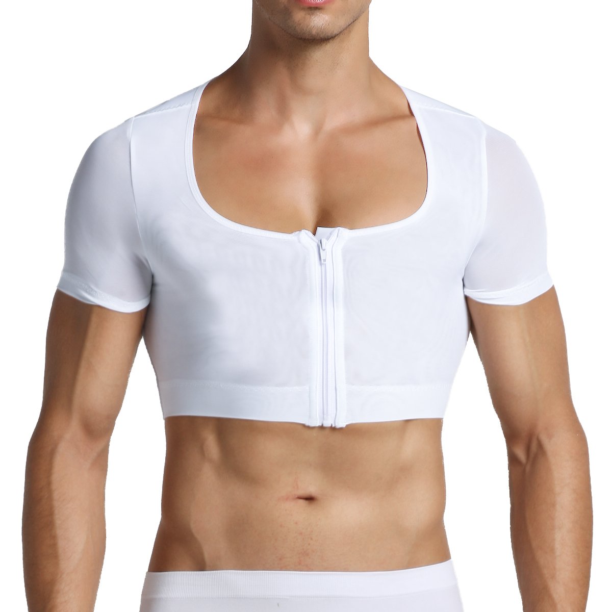 Clothing Underwear Men Breathable Invisible 3 Rows Clasp