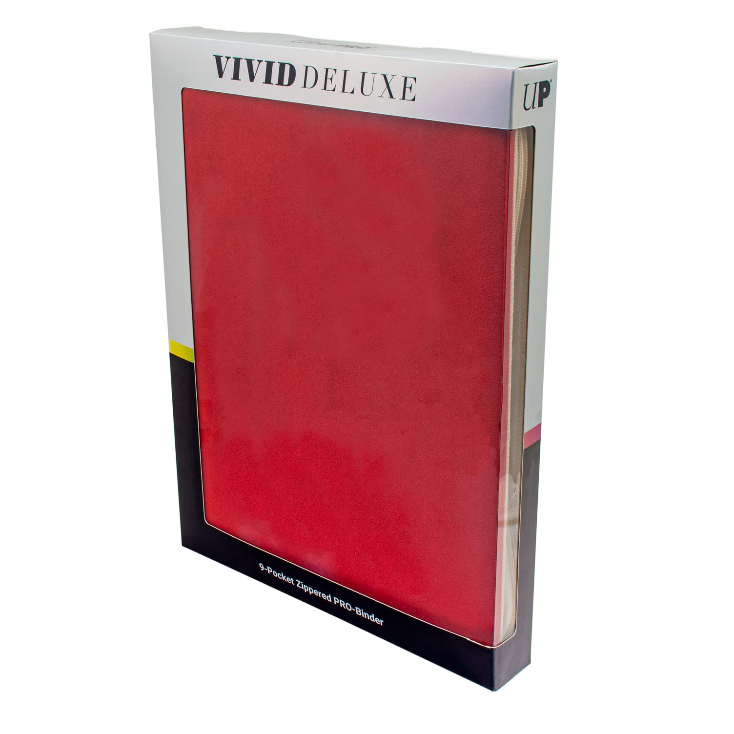 Vivid Deluxe 9-Pocket Zippered PRO-Binder - Red, Large - Image 2